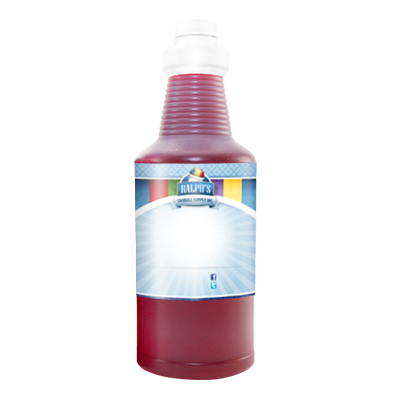 Red Cotton Candy  Sugar Free Syrup - Quart