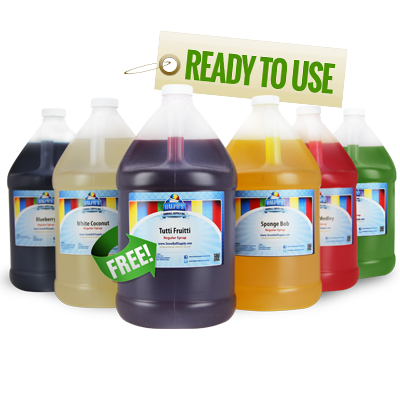 Special! 12 Gallons Of Snow Cone Syrup 1 Gallon Half Price Plus Free Shipping