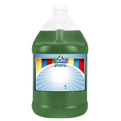 Sour Green Apple  Sugar Free Syrup - Gallon