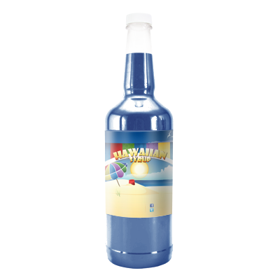 Blue Cotton Candy  Hawaiian Syrup - 32 Ounces