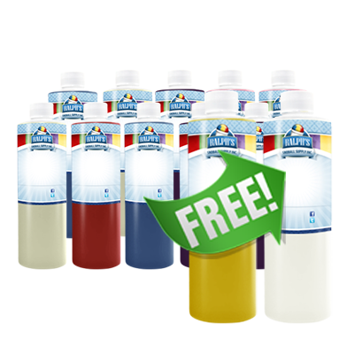 12 Pints Of Snow Cone Syrup 1 Free Plus Free Shipping