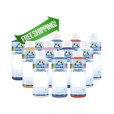 12 Snow Cone Syrup Samples In 4oz Bottles 1 Free Plus Free Shipping